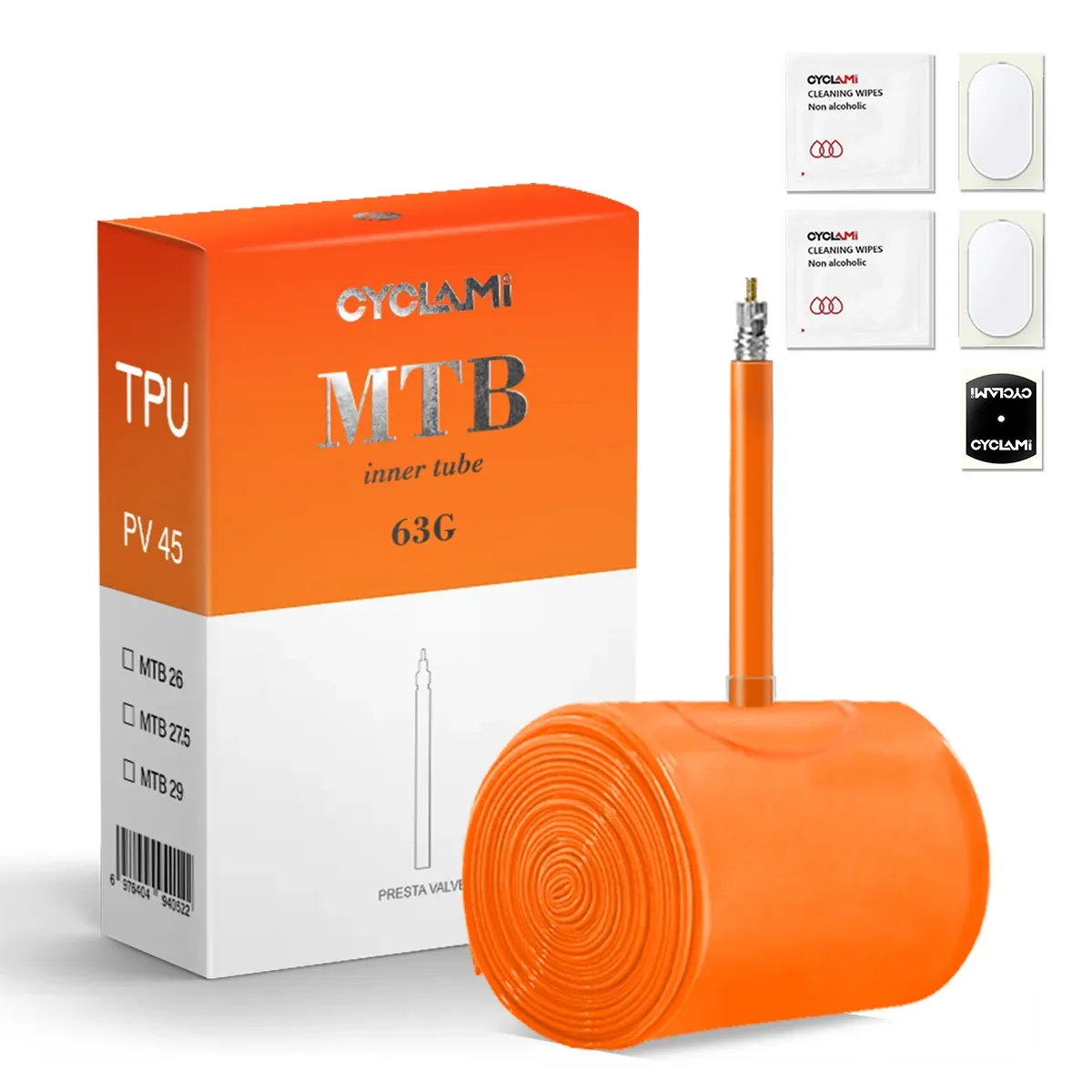 CYCLAMI ultralichte TPU binnenband voor MTB 26/27,5/29 inch