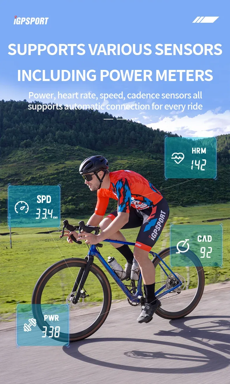 iGPSPORT BSC100S draadloze GPS-fietscomputer