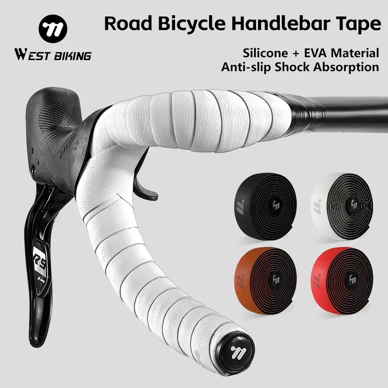 WEST BIKING antislip stuurlint van silicone-EVA