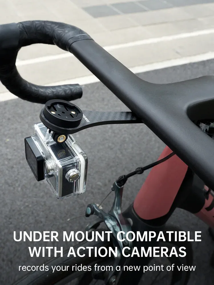 RAVEMEN AOM03 carbon out-front houder voor fietscomputer