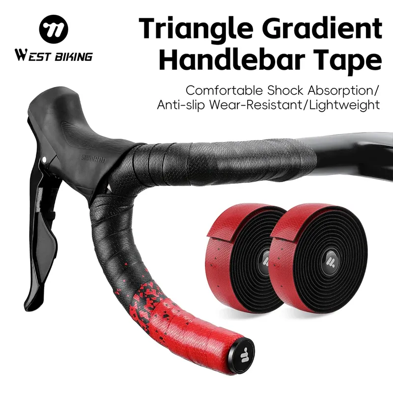 WEST BIKING Triangular Gradient stuurlint voor racefiets en MTB
