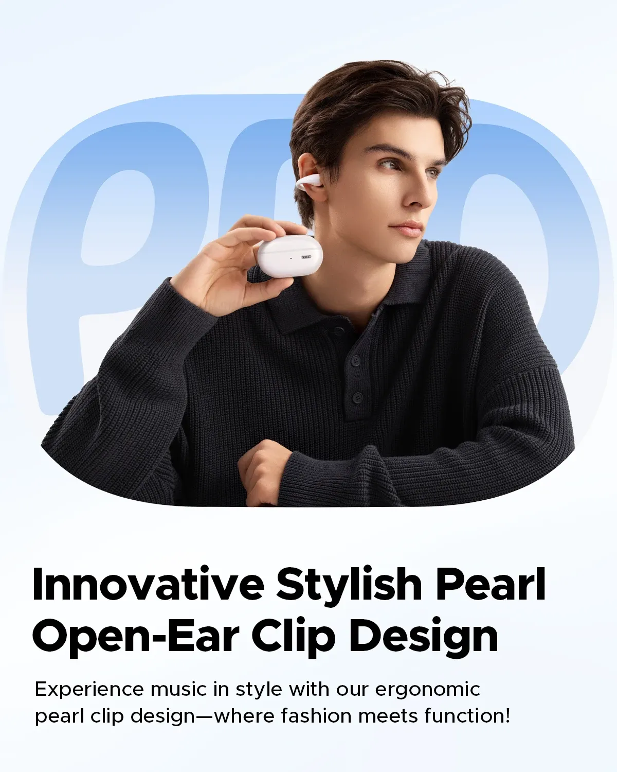 SoundPEATS PearlClip Pro open-ear clip-oordopjes met Bluetooth 5.4