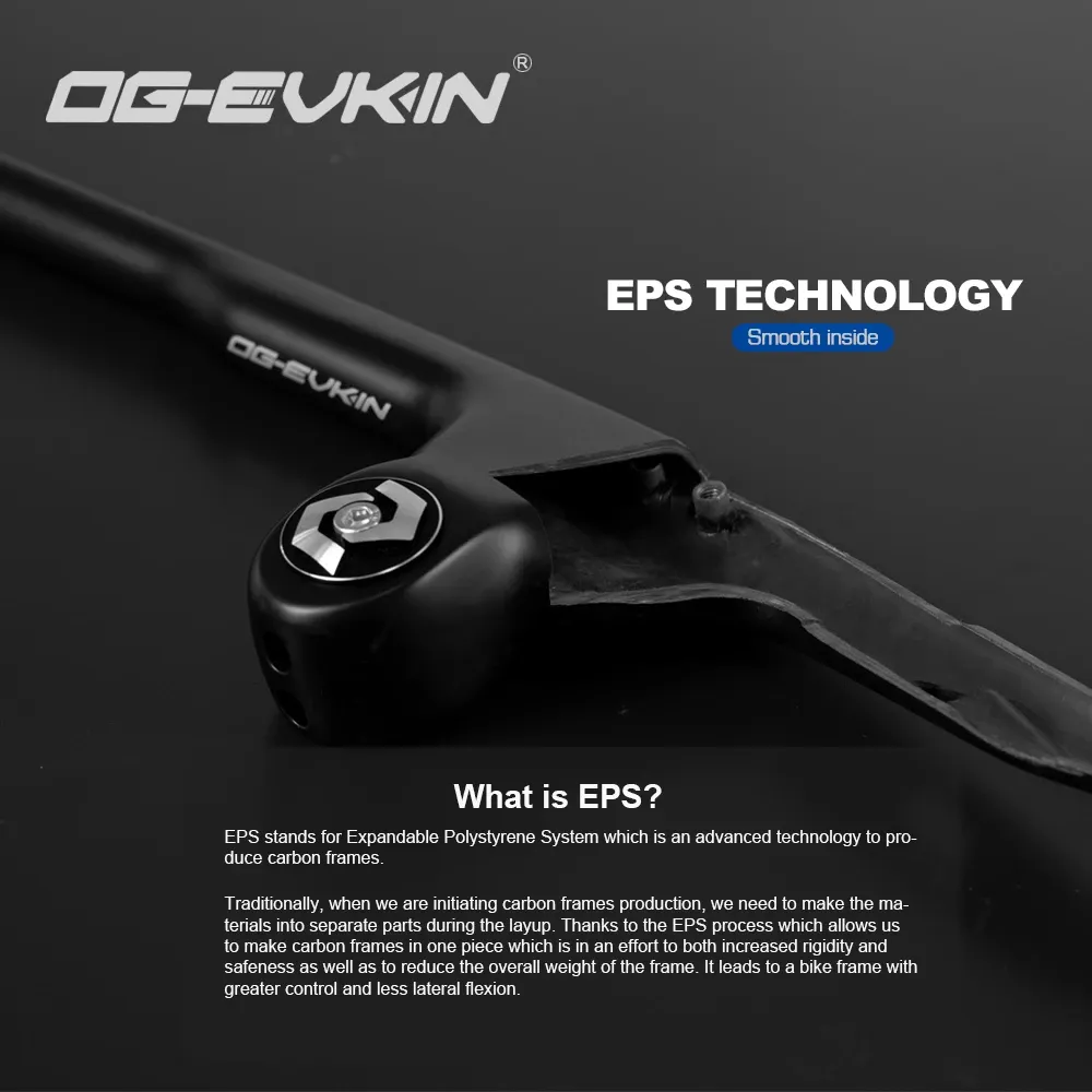 OG-EVKIN geïntegreerd carbon MTB-stuur met stuurpen 780 mm