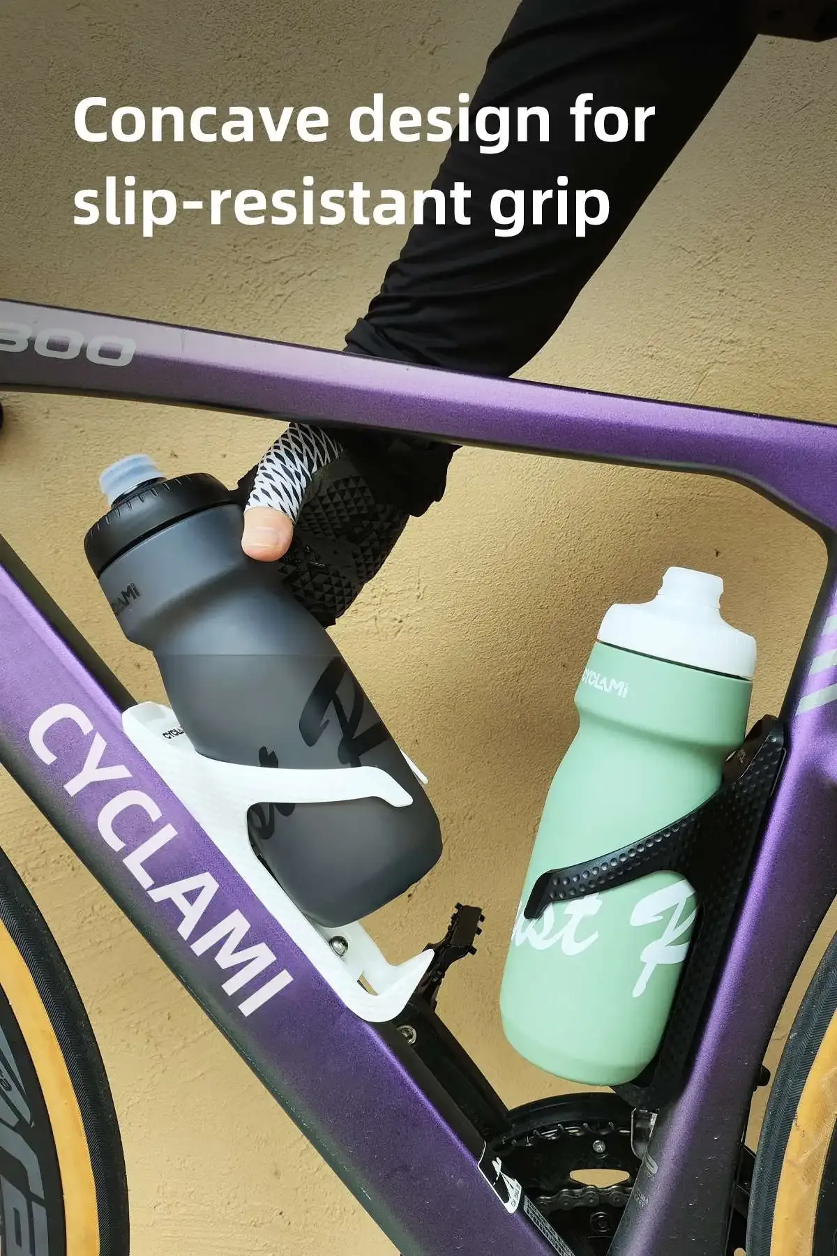 CYCLAMI 650 ml squeeze bidon voor fiets en MTB