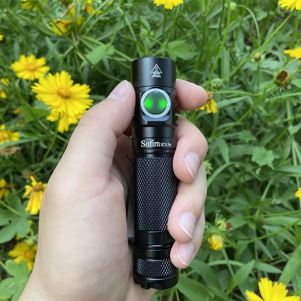 Sofirn SC31 Pro compacte 18650-zaklamp met Anduril 2.0