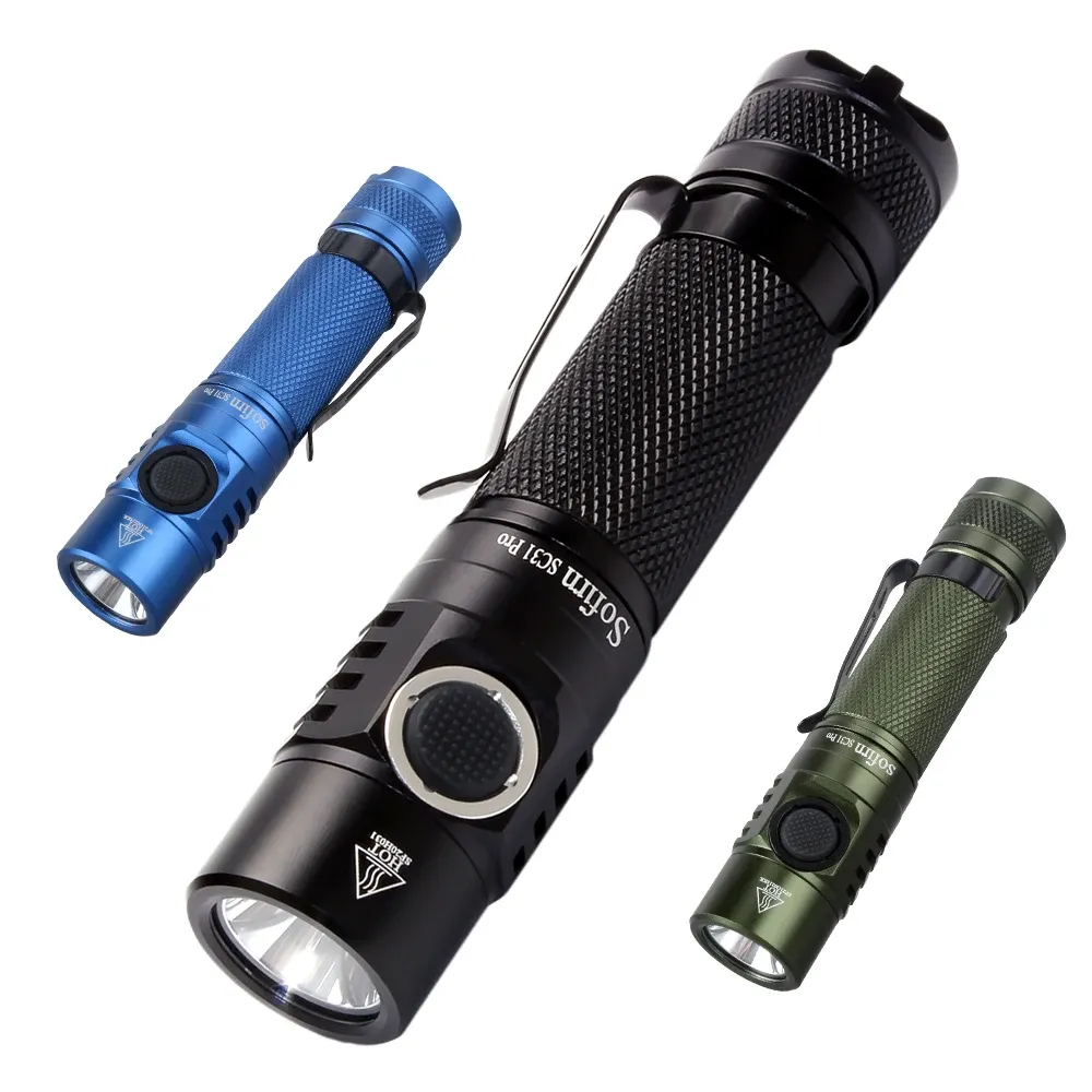 Sofirn SC31 Pro compacte 18650-zaklamp met Anduril 2.0