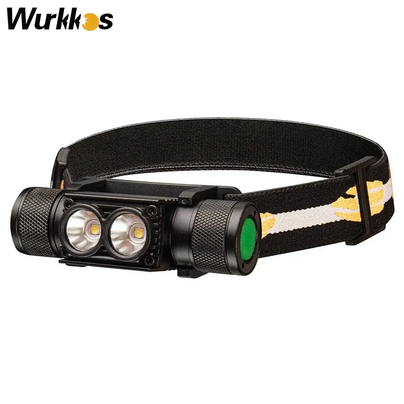 Wurkkos H25L lichte oplaadbare hoofdlamp 1000 lumen